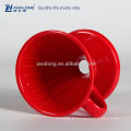 Pure Red Restaurant Usado Fine Porcelain High Quality Drain Cup